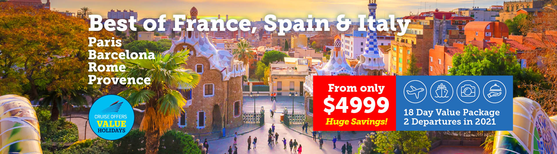 Best of France, Spain & Italy | Travelrite International