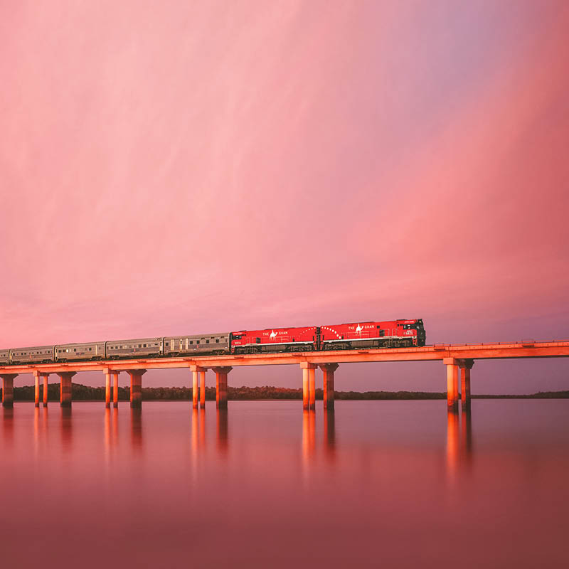 The Ghan, Kangaroo Island and Darwin