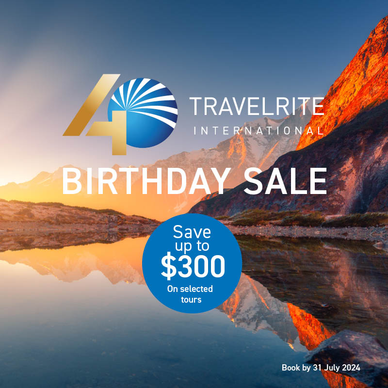 Travelrite International 40th Birthday Sale Tour Packages